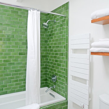 Colorful Classic Bathroom
