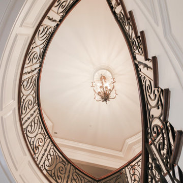 Project #74 | Circular Staircase with Hand-Forged Metal Panels