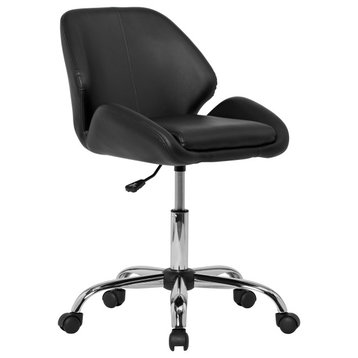 Calico Designs Black Pearl Office Swivel Height Adjustable Task Chair