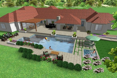 Semi-tropical home, Mexico City style in Scottsdale