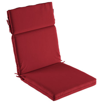 High-Back Patio Chair Cushion For Outdoor Furniture and Rocking or Dining Chairs