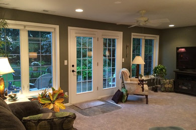 Example of a classic bedroom design in Other