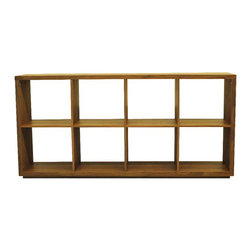 Malta Walnut Bookcase - Bookcases