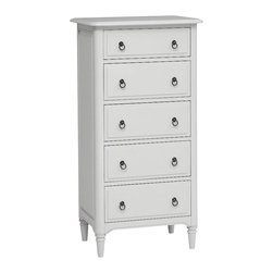 Chateau Grey 5 Drawer Tallboy - Dressers