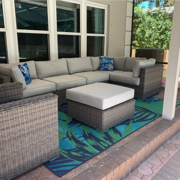 The YellowStone - 7pc Sunbrella® Outdoor Sofa Set
