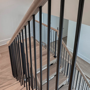 Project #122 | Freestanding Steel & Wood Staircase