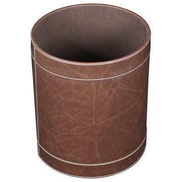 WS Bath Collections Vintage 2403 Vintage Synthetic Waste Basket - Brown