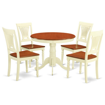 5 Pc Kitchen Table Set -Small Kitchen Table Plus 4 Kitchen Dining Chairs