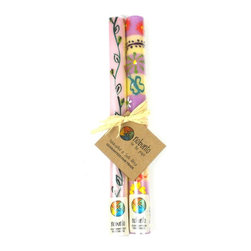 Nobunto - Tall Hand Painted Candles, Pair -Imbali Design, Nobunto - Candles