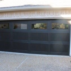 Wayne Dalton  9800 Fiberglass Door  Style is Sonoma with clear windows in the wa - Products