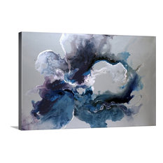 Cerulean waters Wrapped Canvas Art Print, 60"x40"x1.5"