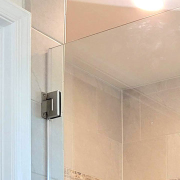 90 Degree Corner Shower with Clear Glass