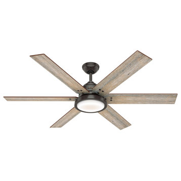 Warrant 1 Light 60" Indoor Ceiling Fan, Noble Bronze