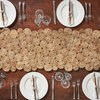 Concentric Organic Jute Circle Table Runner