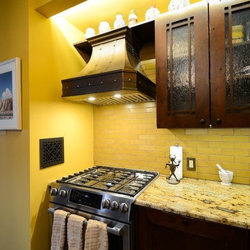 W 81st St- Kitchen Remodel- Stove with Custom Range Hood