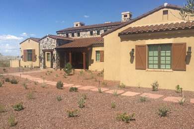 Example of a southwest exterior home design in Phoenix
