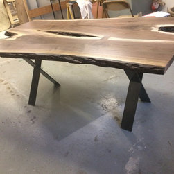 Live Edge Local Black Walnut Table - Dining Tables