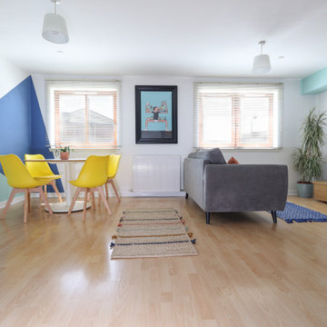 Living & dining room - After
