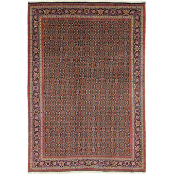 Persian Rug Ardebil 9'2"x6'7" Hand Knotted