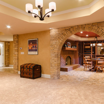 A Basement Wine Room