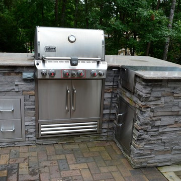 Front Renovation & Outdoor Kitchen - White Plains, MD