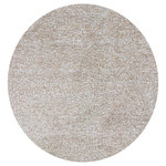 KAS - KAS Bliss 1580 Shag Shag Rug, Ivory Heather, 6'0"x6'0" Round - The elegant, hand-made shag area rugs of the Bliss collection will add comfort and luxury to any room. Made of a Poly-acrylic blend, these rugs blend subtle shades for an elegant look. The KS Bliss rug collection is constructed using unique techniques developed by KS to create long-lasting high-quality rugs in colors that compliment today's lifestyles. Select from a range of colors and rectangular sizes.
