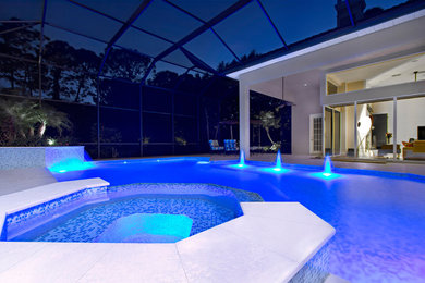 Trendy pool photo in Miami