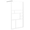 Walk-in Shower Wall ESG Glass White Bathroom Shower Screen Cubicle