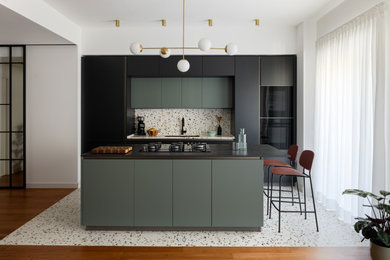Ispirazione per una cucina contemporanea