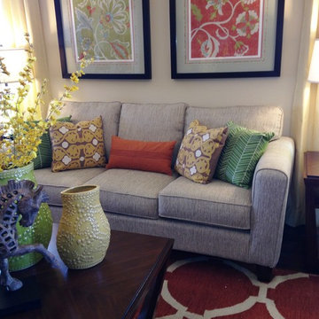 Interior Design - Canyon Lakes (Green, Orange, Gold)