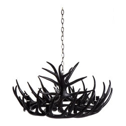 Black Antler Chandeliers - Chandeliers