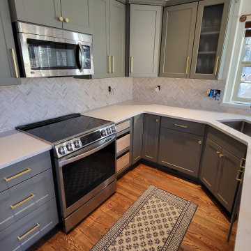 Herringbone Backsplash
