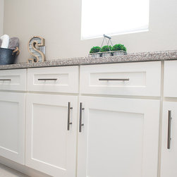 Colorado White Shaker Kitchen Cabinets - 10 Foot Run - Kitchen Cabinetry