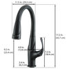 Eliya Single Handle Pull-Down Kitchen Faucet, Oil Rubbed Bronze