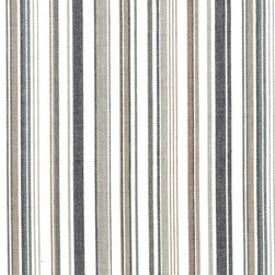 ROTH & TOMPKINS TEXTILES - Hilary Fabric, Charcoal, 54''x36'' - Upholstery Fabric