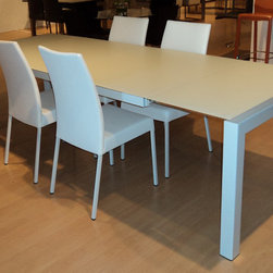 Orione Extension Dining Table | White - Dining Tables