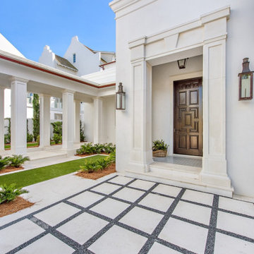 Custom Front Entry and Weather Shield Windows at Paradise by the Sea