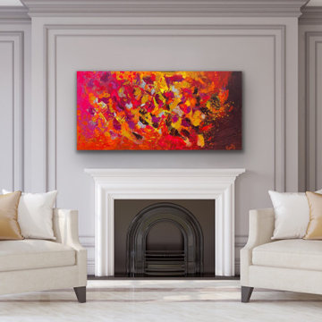 Original Handmade Modern Abstract Custom Art for Modern Contemporary Interiors