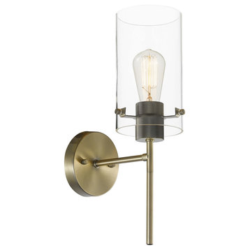 Globe Electric 65958 Cusco 1 Light 16" Tall Wall Sconce - Antique Brass