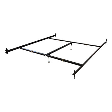 Hook On Bed Rails Queen/Eastern King With Center Support and 2 Glides