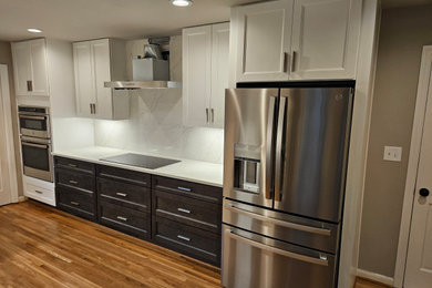 Minimalist kitchen photo in Charlotte