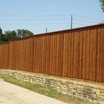 Curved Fence Board On Board