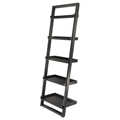 Winsome Wood Bailey Leaning Shelf 5-Tier