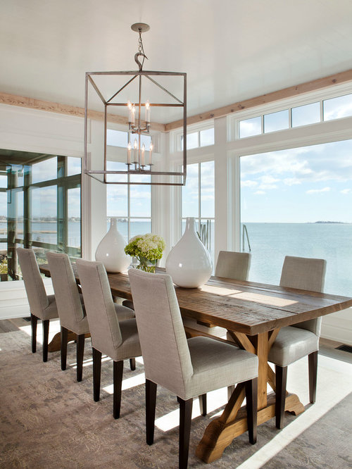 Beach Style Dining Room Design Ideas, Remodels & Photos