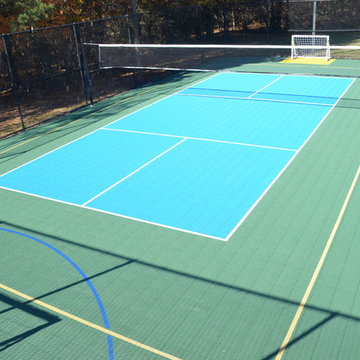 Basketball Court Conversion to Multi-Sport Court
