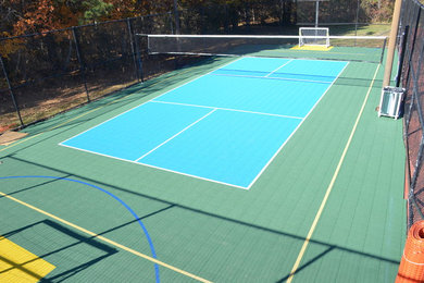 Basketball Court Conversion to Multi-Sport Court