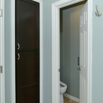 The Bathroom Closet in a Loudoun Townhouse of VA