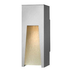 Hinkley - Hinkley Kube 1-Light Titanium Outdoor Wall Light - Outdoor Wall Lights And Sconces
