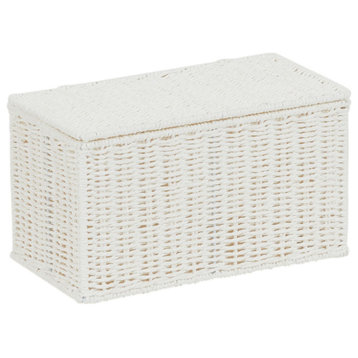 Small Wicker Basket With Lid