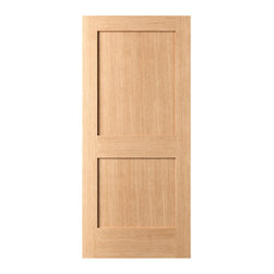 Montecito- Interior White Oak 2-Panel Shaker Door (Engineered) (1-3/4") - Interior Doors